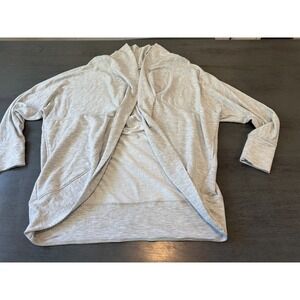 gray JOCKEY lounge wear cardigan size medium